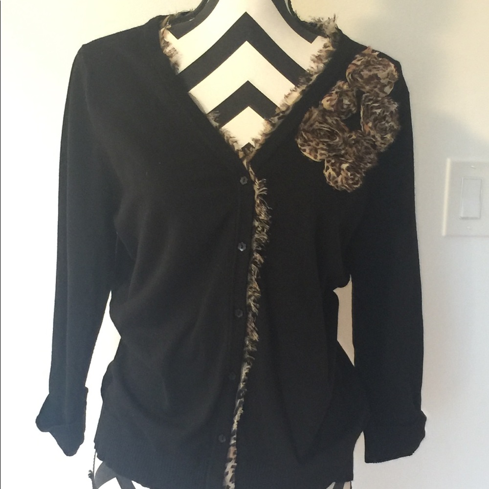 Button down sweater